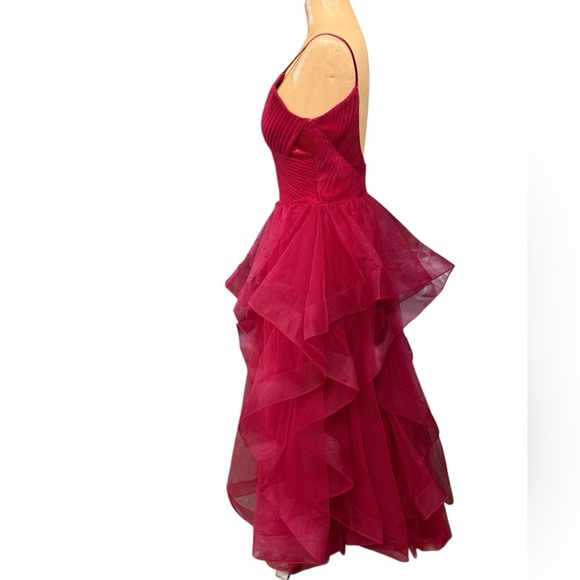 Colors Tiered Ruffle Prom Dress - Picture 4 of 13